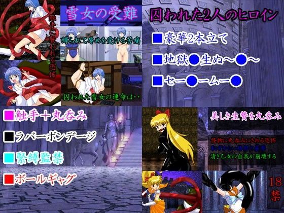 囚われた2人のヒロイン