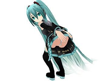 初音ミクパンチラ