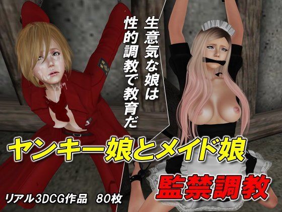 ヤンキー娘とメイド娘監禁調教