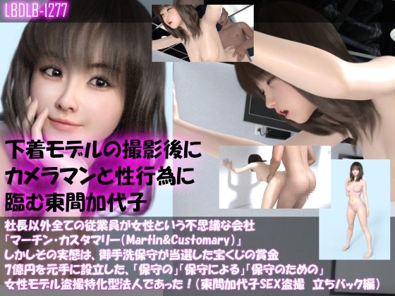 【▲100】社長以外全ての従業員が女性という不思議な会社『マーチン・カスタマリー(Martin&Customary;)』しかしその実態は、御手洗保守が当選した宝くじの賞金7億円を元手に設立した、「保守の」「保守による」「保守のための」女性モデル盗撮特化型法人であった!(東間加代子の撮影現場のSEX盗撮:立ちバック編)