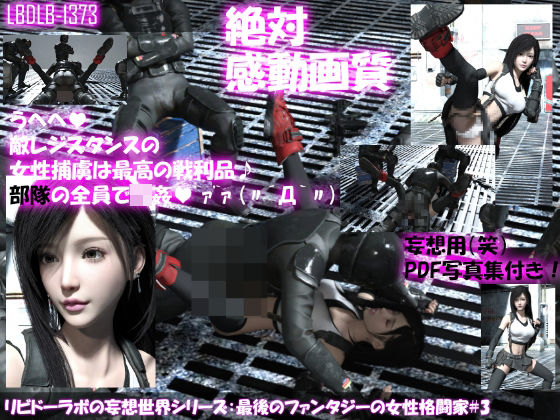 【△100●100】リビドーラボの妄想世界シリーズ:最後のファンタジーの女性格闘家＃3