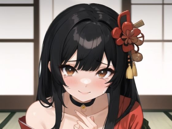 日本の伝統美を感じる着物を着た少女