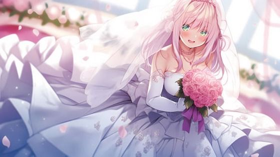 ウエディングドレス美少女セット7