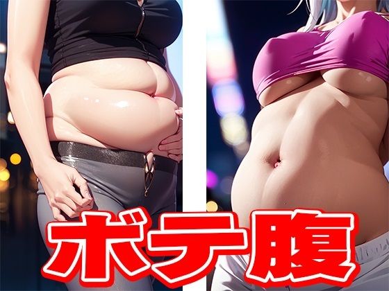 【AI生成】魅惑のボテ腹娘