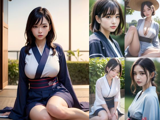 あなたの疲れ目に！ Vol.3 浴衣女子（高画質アップスケール版）