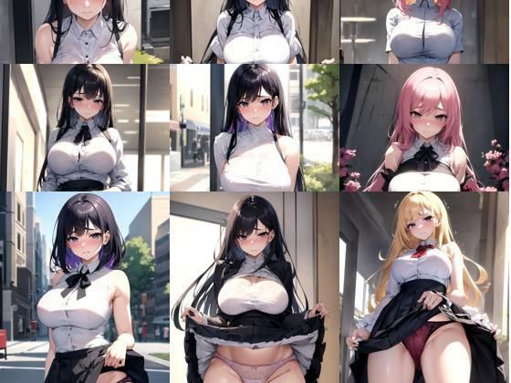 巨乳お姉さんが泣きながらパンツ見せてくる