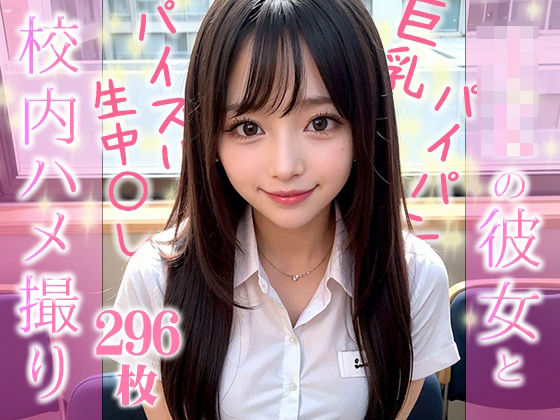 女子校生のパイパン彼女と校内ハメ撮りセックス