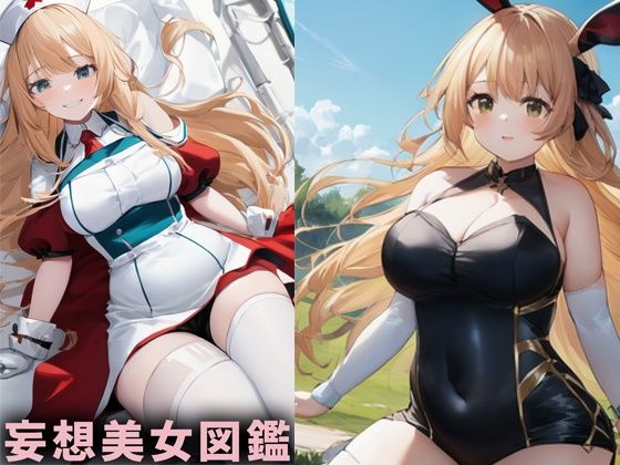 巨乳美女【妄想イラスト美女図鑑vol.9】