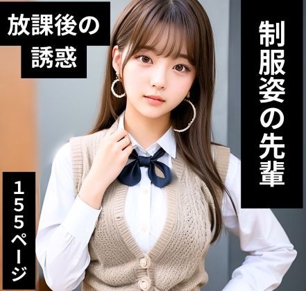 教室に残る巨乳美女【放課後×近距離密着シチュエーション特化AIグラビア/全155P】