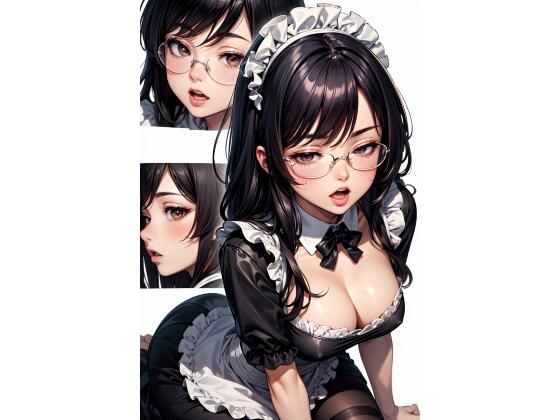 黒髪メイド〇待ち顔集