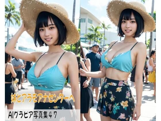 AIグラビア写真集47〜妹とアラモアナセンターへin Hawaii〜
