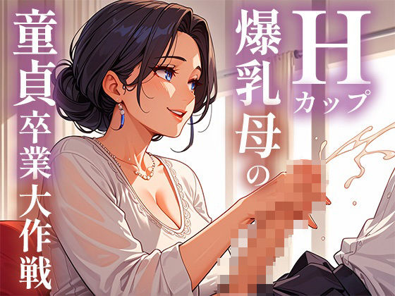 【効果音文字付き】Hカップ爆乳母の童貞卒業大作戦