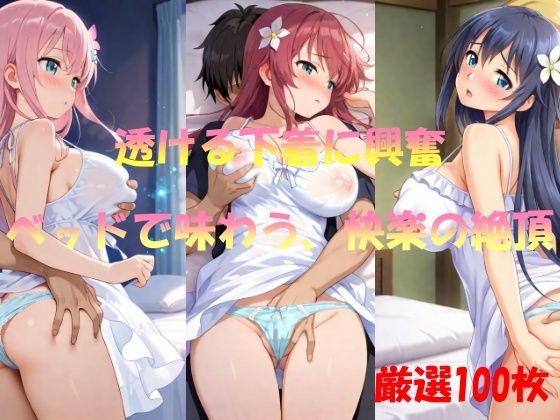 透ける下着に興奮  ベッドで味わう快楽の絶頂