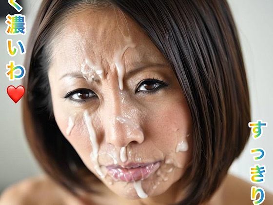 精◯を顔で浴びる人妻たち7