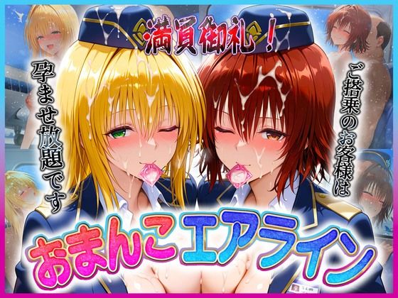 おまんこエアライン  ご搭乗の皆様に最上級のおもてなし  テ〇アーユ・御〇