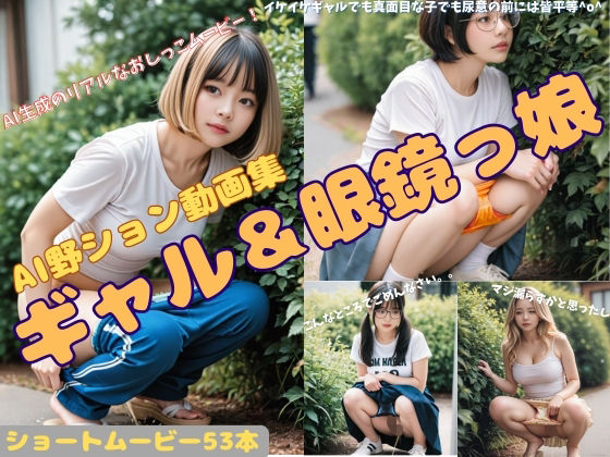 AI野ション動画集 ギャル＆眼鏡っ娘
