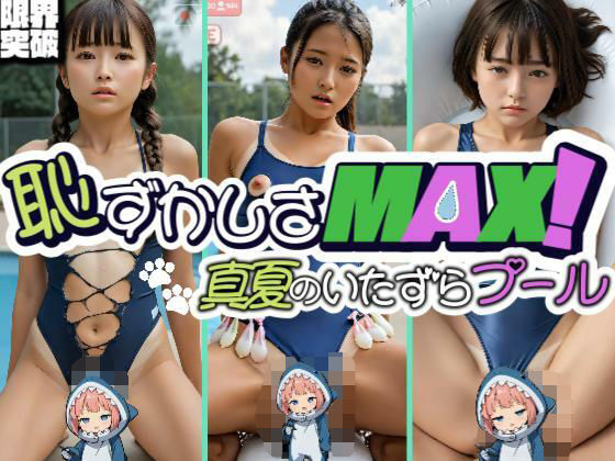 【動画】限界突破 恥ずかしさMAX！真夏のいたずらプール