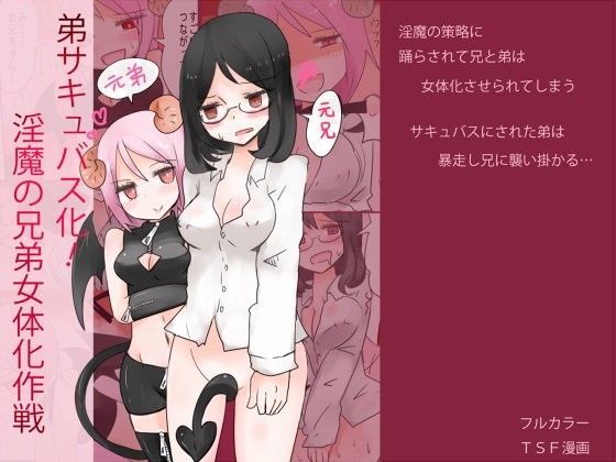 弟サキュバス化！淫魔の兄弟女体化作戦2