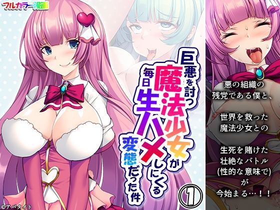巨悪を討つ魔法少女が毎日生ハメしにくる変態だった件 1巻