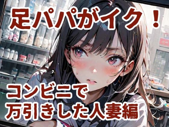 足パパがイク！  コンビニで万引きした人妻編