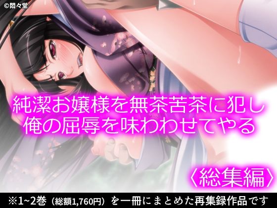 純潔お嬢様を無茶苦茶に犯し俺の屈辱を味わわせてやる ＜総集編＞