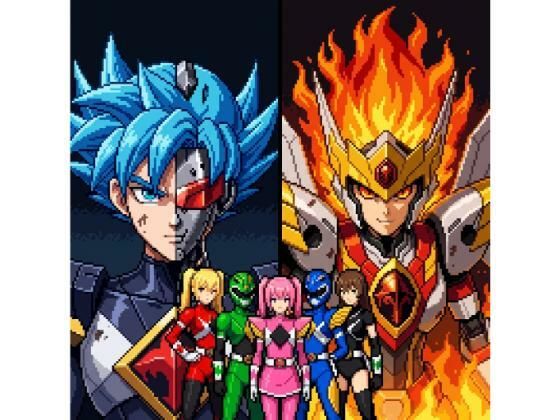 特撮ヒーローくすぐり鬼ごっこ