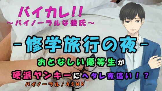 修学旅行〜弱気な優等生が一線を越える夜!ヘタレが硬派ヤンキーを夜●い!? ASMR/バイノーラル/ボーイズラブ/ホモ/ゲイ/ヘタレ/ヤンキー/催●音声/エロボイス
