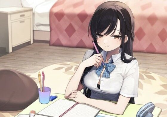家庭教師になったキミの性処理をしてくれるクール系JKとの日々
