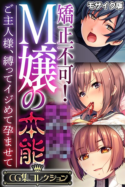 矯正不可！M嬢の●●本能 〜ご主人様、縛ってイジめて孕ませて〜【CG集コレクション】 モザイク版