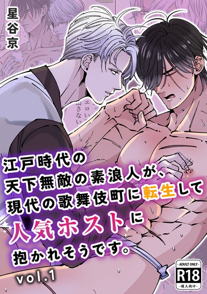 江戸時代の天下無敵の素浪人が、現代の歌舞伎町に転生して人気ホストに抱かれそうです。【R18版】